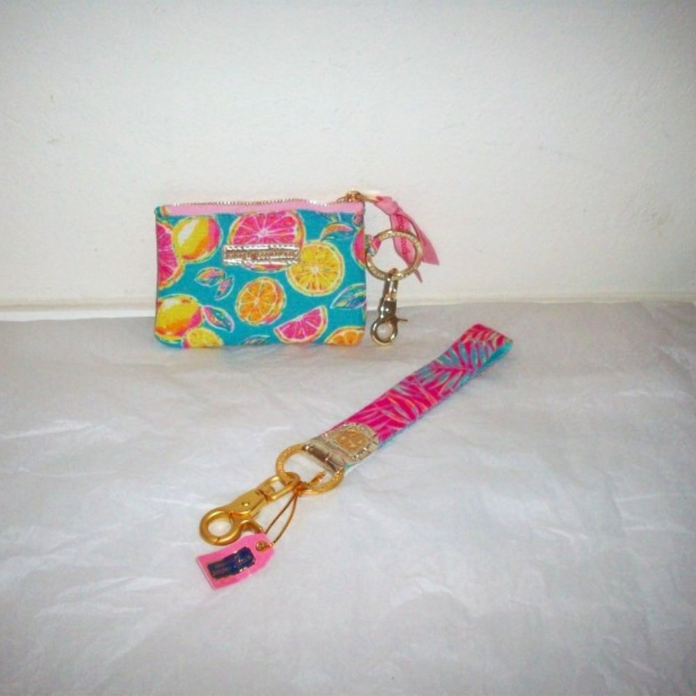 Simple Southern Keyfob Wristlet/Key Chain ID Pink